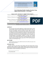 Novel Approach For Estimating Monthly Sunshine Duration Using Artificial Neural Networks: A Case Study