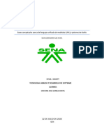 Bases Conceptuales Acerca Del Lenguaje Unificado de Modelado (UML) y Patrones de Diseño GA4-220501095-AA2-EV03.