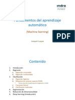 Fundamentos Del Aprendizaje Automático (Machine Learning) (Presentación) Autor Joaquín Luque