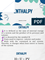 Enthalpy and Entropy