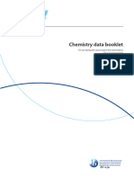 IB CHEMISTRY Data Booklet (New Syllabus For 2025)