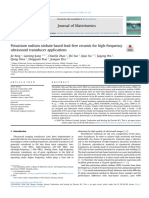 Potassium Sodium Niobate Based Lead Free Ceramic For High 2020 Journal of M