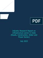 Industry Research Report On Infrastructure Sector in India