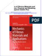 PDF Mechanics of Fibrous Materials and Applications Physical and Modeling Aspects Catalin Picu Ebook Full Chapter