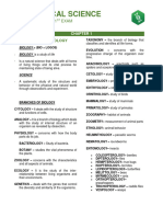 Bio Science Chap 1 3 Exam Notes