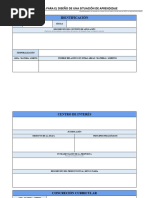 Plantilla para Situación de Aprendizaje