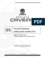 5º Simulado PF - Projeto Caveira