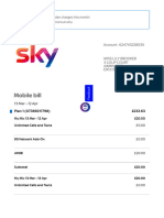 Sky Mobile Bill - Skycom