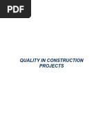 Quality in Construction Projects