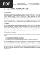 Aluminium Production