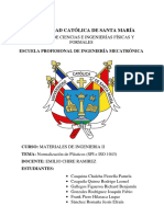 Informe Sobre Normalización de Plásticos (SPI e ISO 1043)