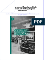 PDF Performance and Spectatorship in Edwardian Art Writing Sophie Hatchwell Ebook Full Chapter