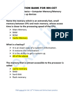 2 CET MCQs Computer Memory