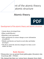 Dev of Atomic Structure1