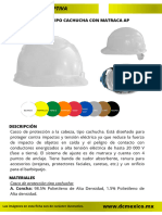 Casco de Seguridad Tipo Cachucha Ap