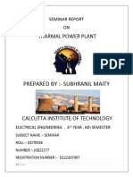 Tharmal Power Plant Report