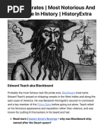 Famous Pirates - Most Notorious and Despicable in History - HistoryExtra