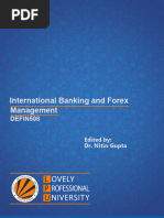 Defin508 International Banking and Forex Management