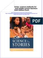 PDF Science Stories Science Methods For Elementary and Middle School Teachers Sixth Edition Koch Ebook Full Chapter