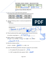 Final Term Review Sheet P1