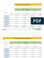 Debate - Instructor Evaluation Form