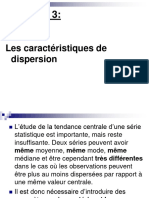 Chapitre 3:: Les Caractéristiques de Dispersion