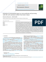 ARTICULO Evaluation of Environmental Impact On Cocoa Production and Processing Under Life Cycle Assessment Method: From Beans To Liquor