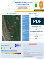 Boletín Informativo Sísmico Nacional #285-2024 Del 3 de Mayo de 2024