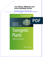 Textbook Transgenic Plants Methods and Protocols Sandeep Kumar Ebook All Chapter PDF