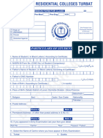 Admission & Fitness Form 2024