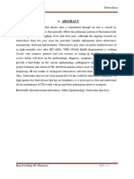 Abstract: Keywords: Mycobacterium Tuberculosis, WHO, Epidemiology, Tuberculin Skin Test