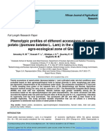 Phenotypic Profiles of Different Accessi