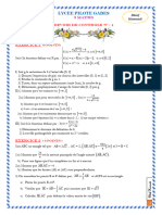 Lycee Pilote Gabes: Devoir de Controle N°: 1