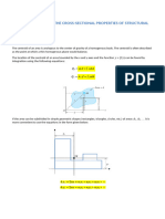 Ce150 Steel 3 Determination of Section Properties of Structural Shapes