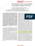 Error-Resilient Video Multicast With Layered Hybrid FECARQ Over Broadband Wireless Networks