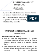 Variaciones Periodicas de Consumo