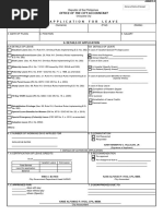 Revised Leave Form