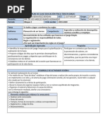 Plan de Clase Educación Física Tercer Grado 2tri