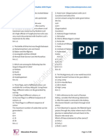 UPSC-CSE Prelims General Studies 2003 Paper: Education Province