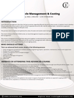 Asset Lifecycle Management & Costing Online Master Class