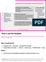 HR Strategy 1 Page Template (Credit - Gartner)