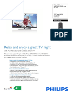 Relax and Enjoy A Great TV Night: With Full HD Led and Wireless Smarttv