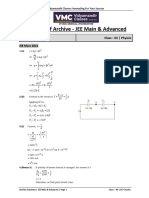 JEE Main 2021 - 22 - DC Circuits - Solutions