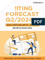 Bộ Đề Dự Đoán Sớm IELTS Writing Forecast Q2-2024