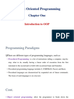 CH1 Introduction To OOP