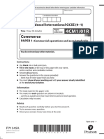 Edexcel OL May Unit 1 QP Reading