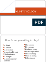 Powerpoint On Obedience - AS/A Level Edexcel Psychology