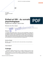 Article4.Enfant Et VIH Du Somatique Au Psychologique