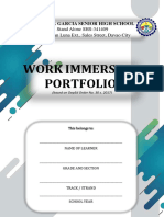 Learners Work Immersion Portfolio