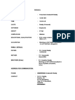 Biodata Format For Marriage